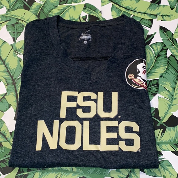 Nike Women’s V-Neck FSU Noles Shirt Size Medium - Picture 6 of 6